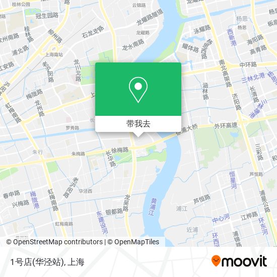 1号店(华泾站)地图