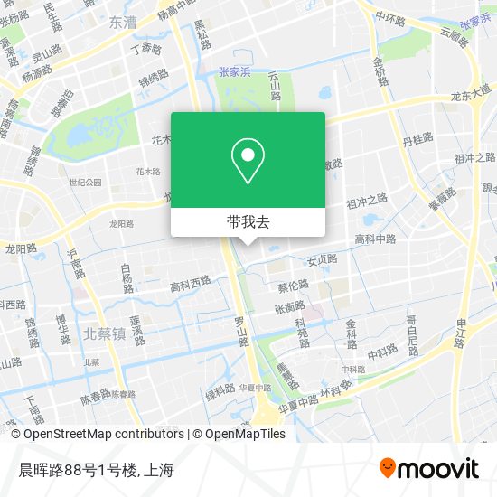 晨晖路88号1号楼地图