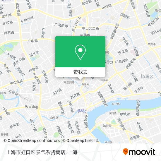 上海市虹口区景气杂货商店地图