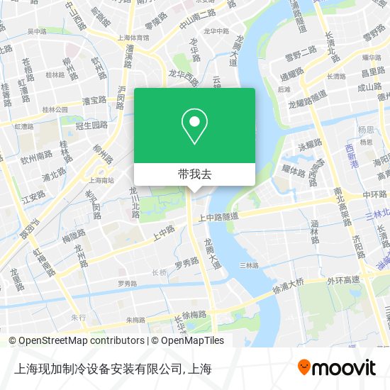 上海现加制冷设备安装有限公司地图