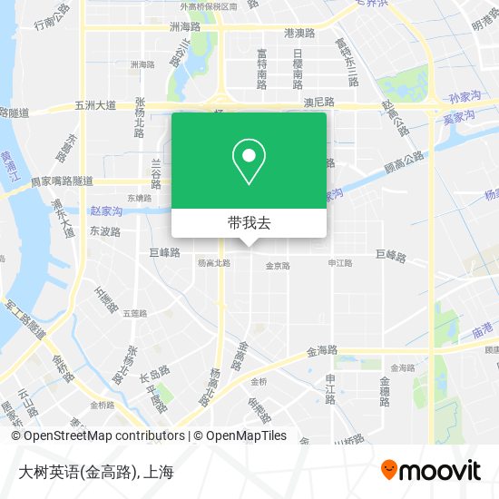 大树英语(金高路)地图