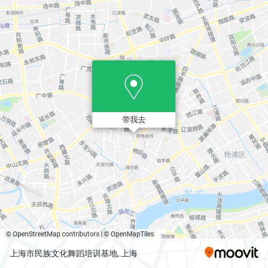 上海市民族文化舞蹈培训基地地图