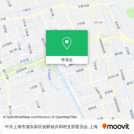 中共上海市浦东新区祝桥镇共和村支部委员会地图