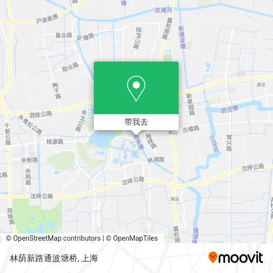 林荫新路通波塘桥地图