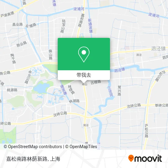 嘉松南路林荫新路地图