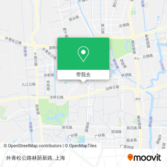 外青松公路林荫新路地图