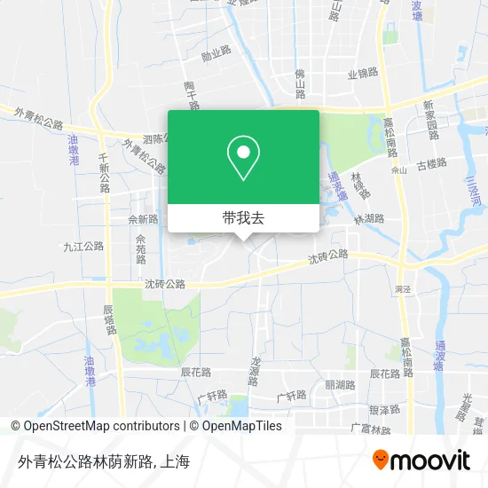 外青松公路林荫新路地图