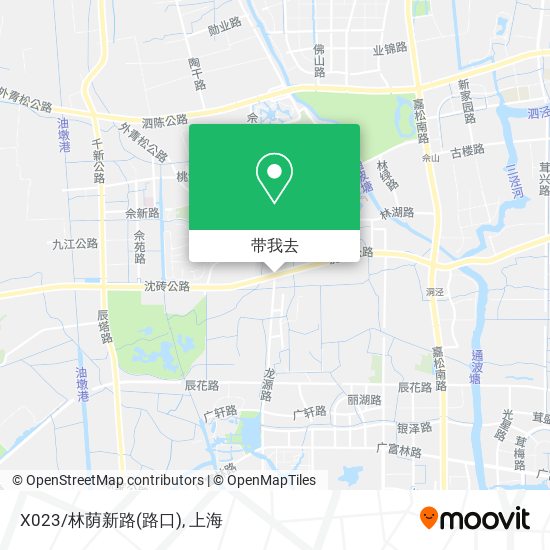 X023/林荫新路(路口)地图