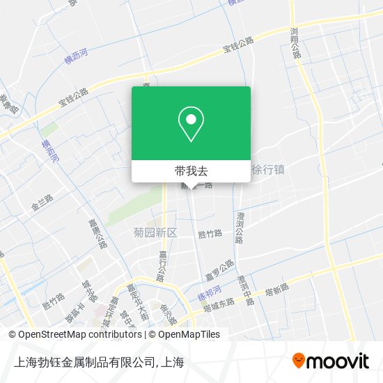 上海勃钰金属制品有限公司地图