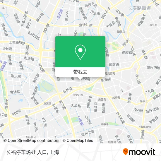 长福停车场-出入口地图
