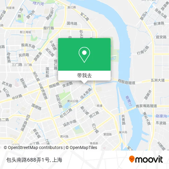 包头南路688弄1号地图
