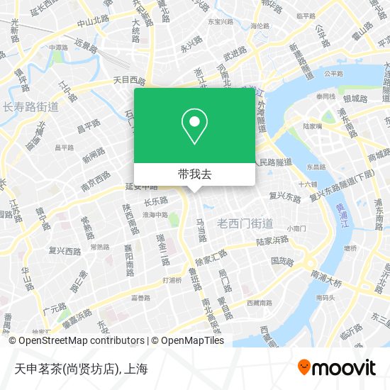天申茗茶(尚贤坊店)地图