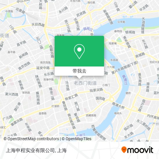 上海申程实业有限公司地图