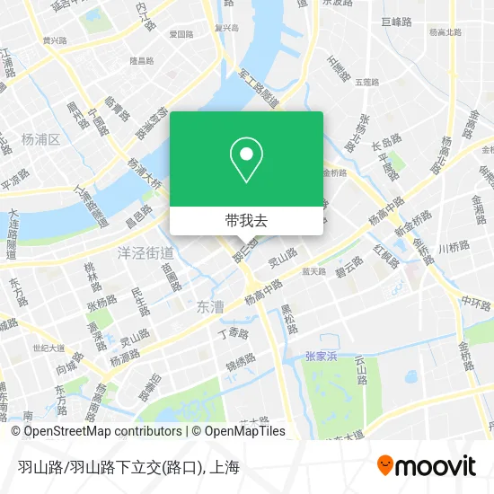 羽山路/羽山路下立交(路口)地图