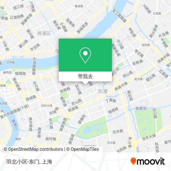 羽北小区-东门地图