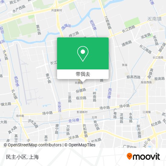 民主小区地图
