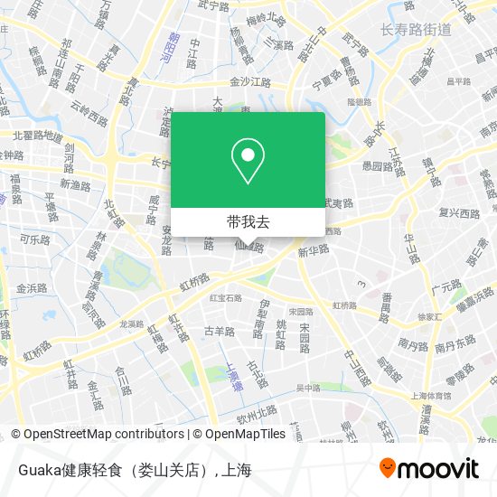 Guaka健康轻食（娄山关店）地图