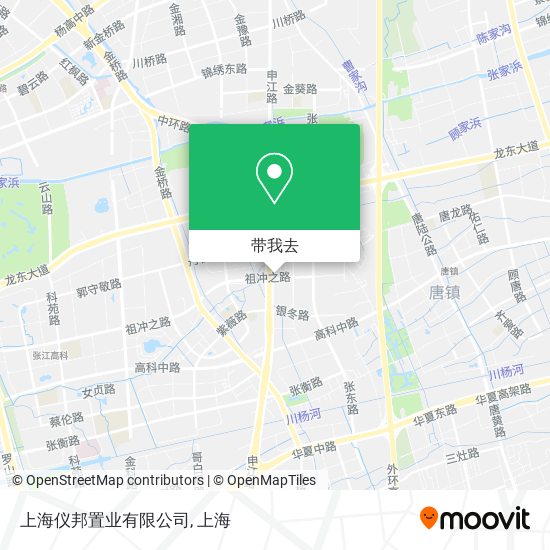 上海仪邦置业有限公司地图