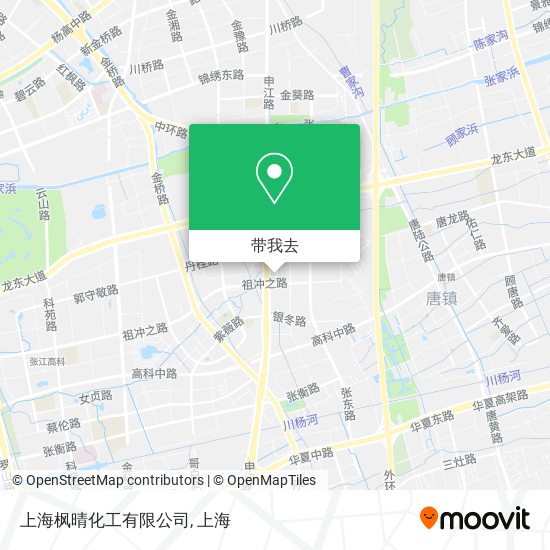 上海枫晴化工有限公司地图