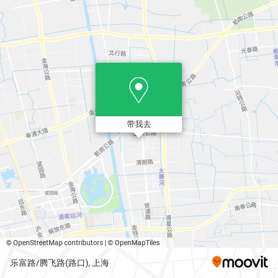 乐富路/腾飞路(路口)地图
