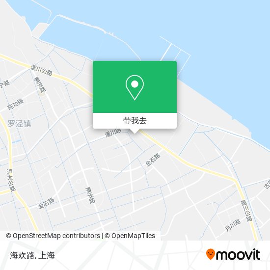 海欢路地图