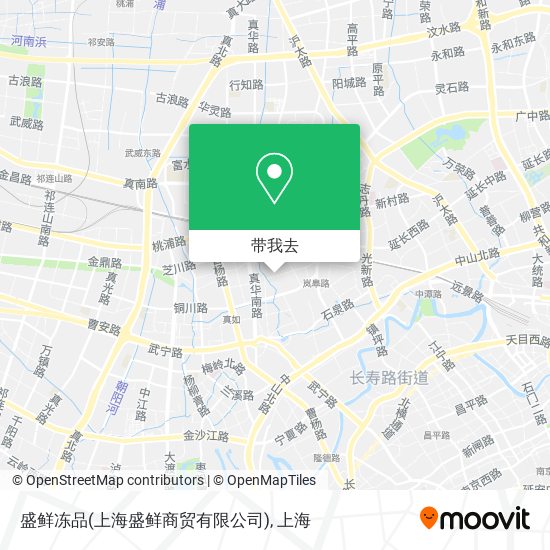 盛鲜冻品(上海盛鲜商贸有限公司)地图