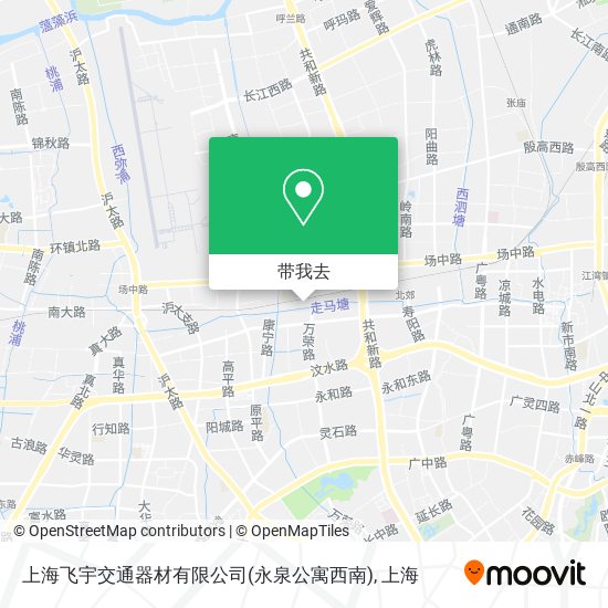 上海飞宇交通器材有限公司(永泉公寓西南)地图