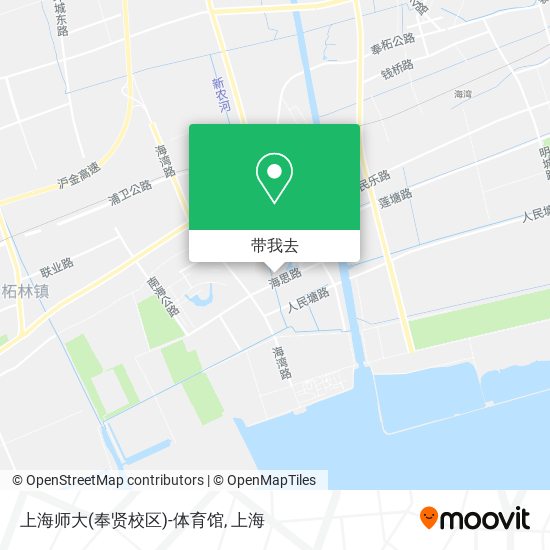 上海师大(奉贤校区)-体育馆地图