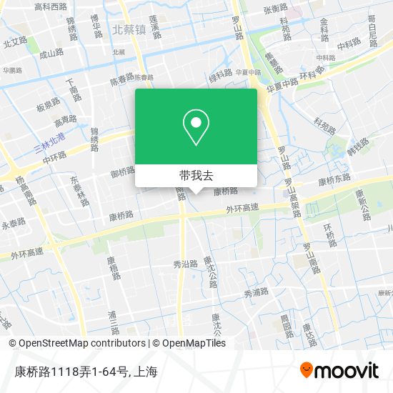 康桥路1118弄1-64号地图