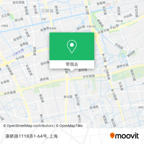 康桥路1118弄1-64号地图