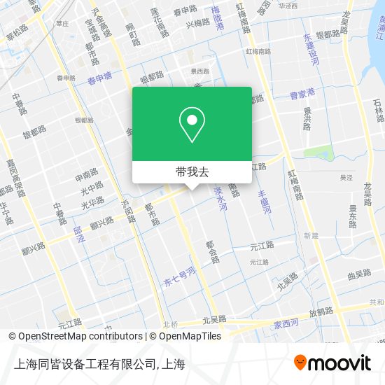 上海同皆设备工程有限公司地图