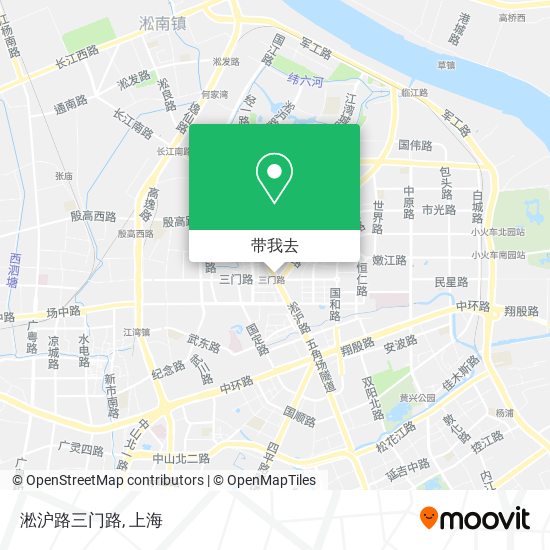 淞沪路三门路地图