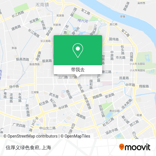 信厚义绿色食府地图