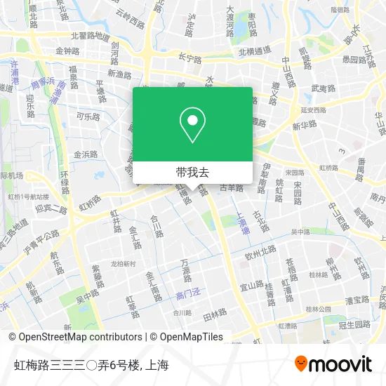 虹梅路三三三〇弄6号楼地图