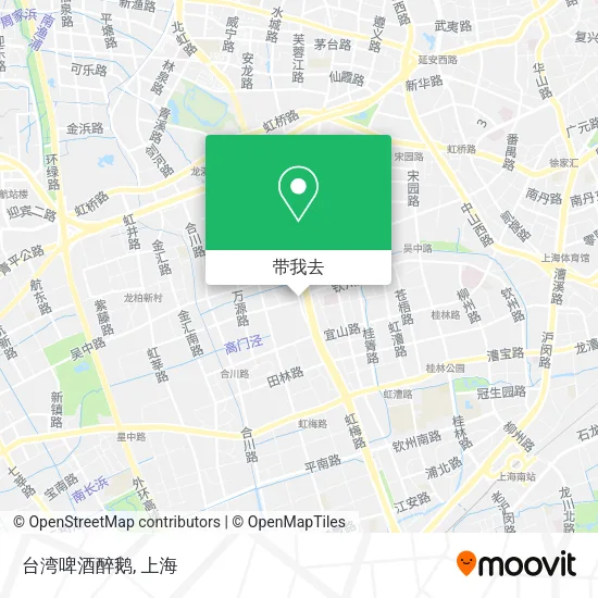 台湾啤酒醉鹅地图
