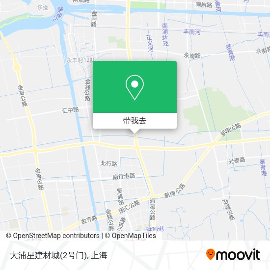 大浦星建材城(2号门)地图