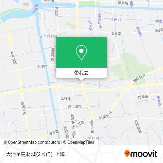大浦星建材城(2号门)地图