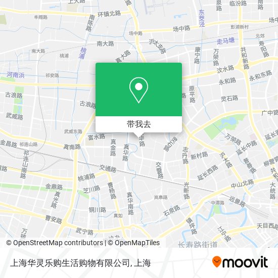 上海华灵乐购生活购物有限公司地图