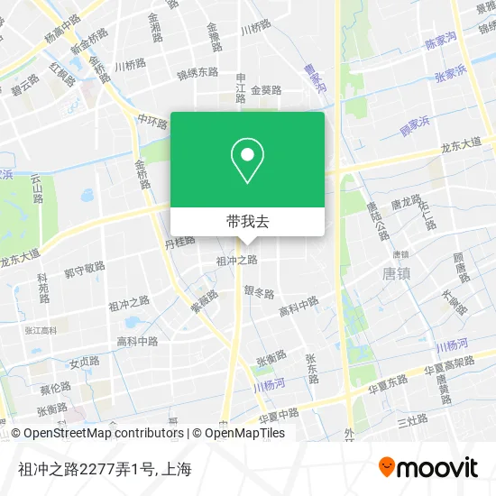 祖冲之路2277弄1号地图