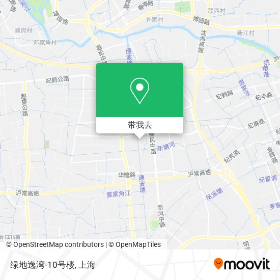 绿地逸湾-10号楼地图
