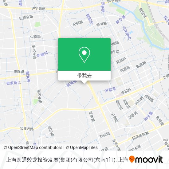 上海圆通蛟龙投资发展(集团)有限公司(东南1门)地图