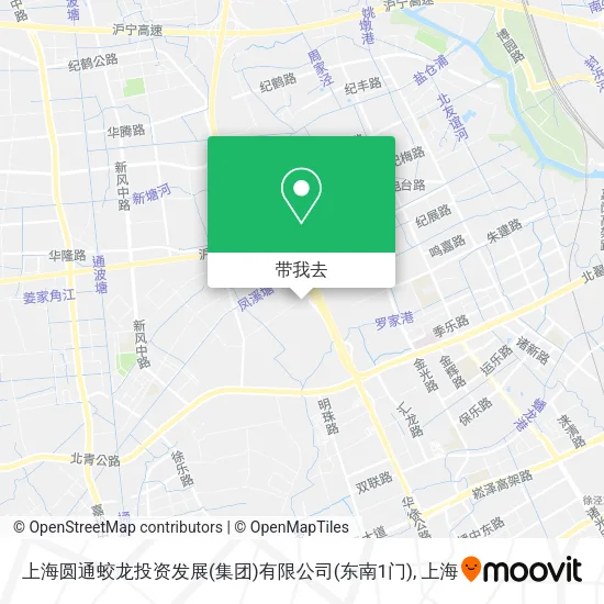 上海圆通蛟龙投资发展(集团)有限公司(东南1门)地图