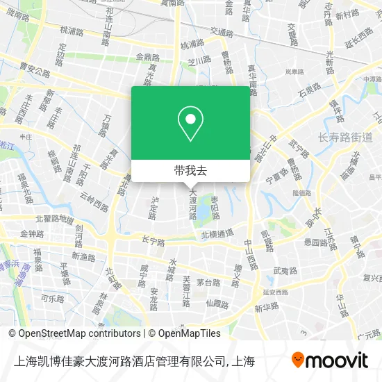 上海凯博佳豪大渡河路酒店管理有限公司地图