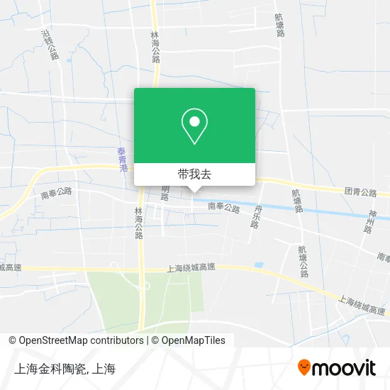 上海金科陶瓷地图