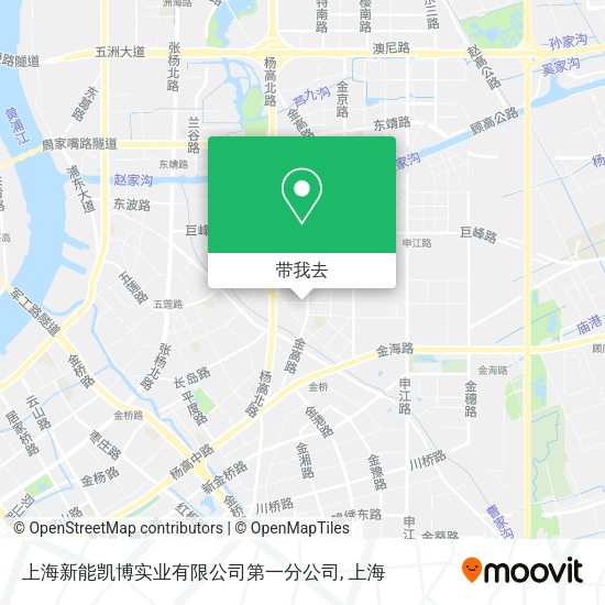 上海新能凯博实业有限公司第一分公司地图