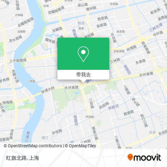 红旗北路地图