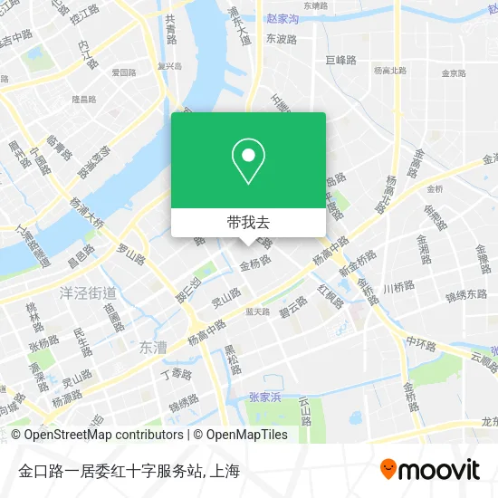 金口路一居委红十字服务站地图