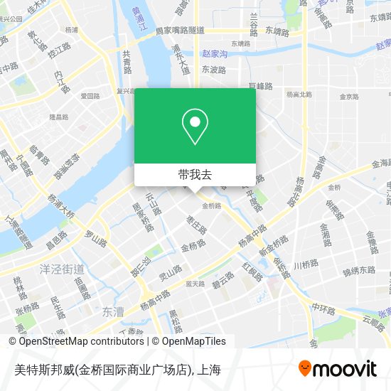 美特斯邦威(金桥国际商业广场店)地图