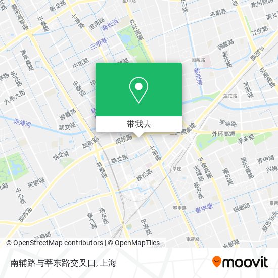 南辅路与莘东路交叉口地图
