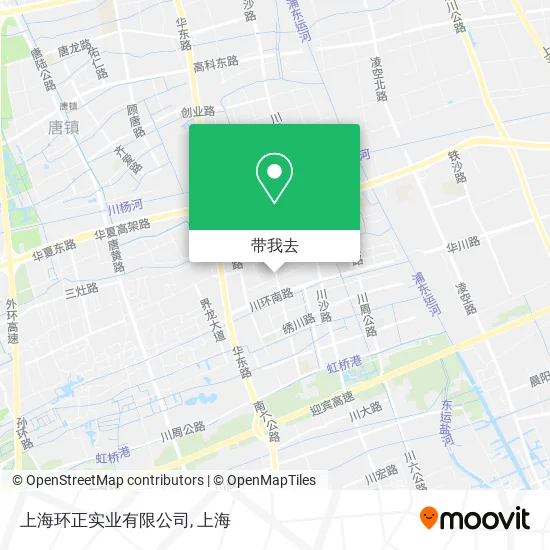 上海环正实业有限公司地图